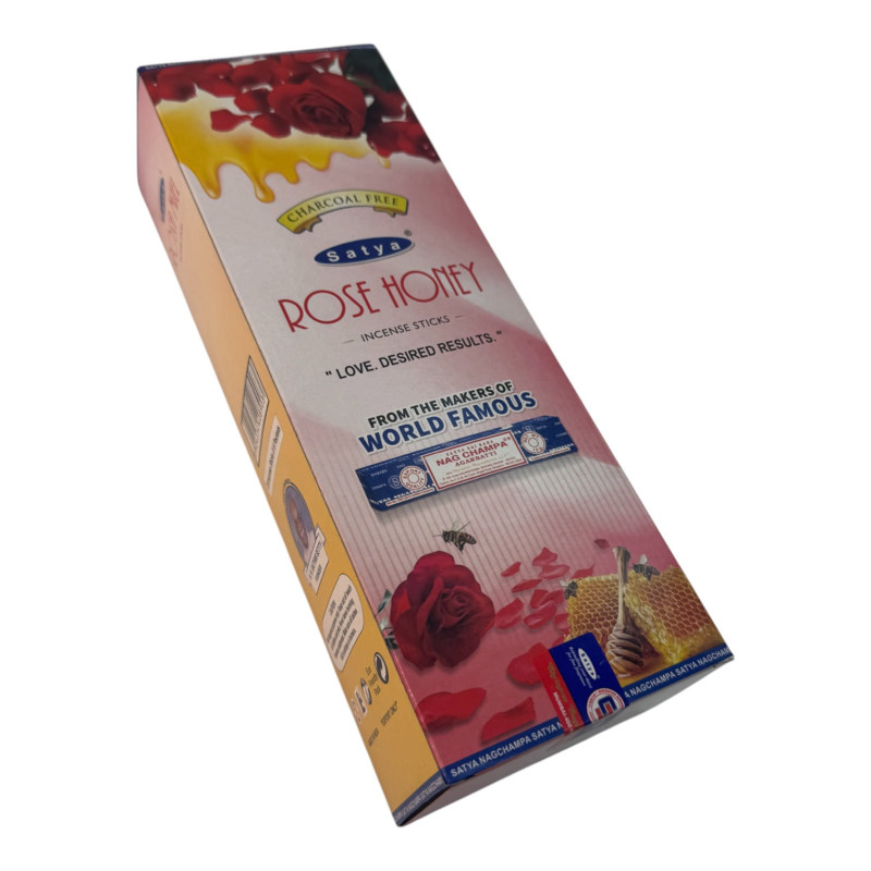 Пахощі масала Satya Rose Honey Троянда та Мед ароматичні палички