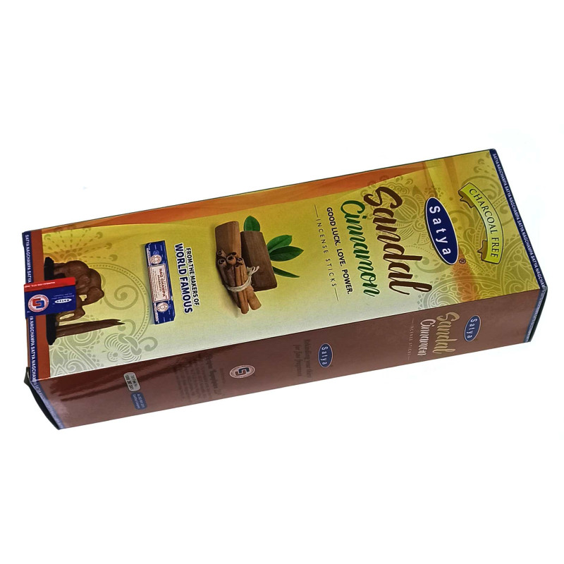 Пахощі масала Satya Sandal Cinnamon (Сандал і кориця) ароматичні палички