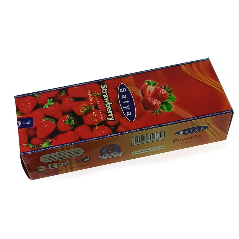 Пахощі ароматичні Satya Masala Strawberry (Полуниця) пилкові палички