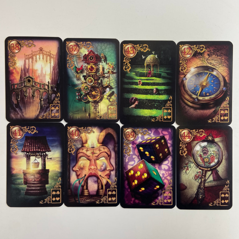 Карти Ленорман Gilded Reverie Lenormand Золоті мрії оракул колода