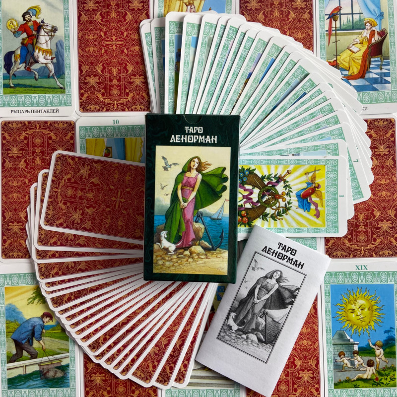 Карти Ленорман Tarot Lenormand колода для ворожіння з інструкцією російською