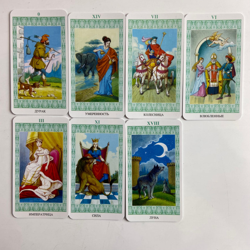 Карти Ленорман Tarot Lenormand колода для ворожіння з інструкцією російською
