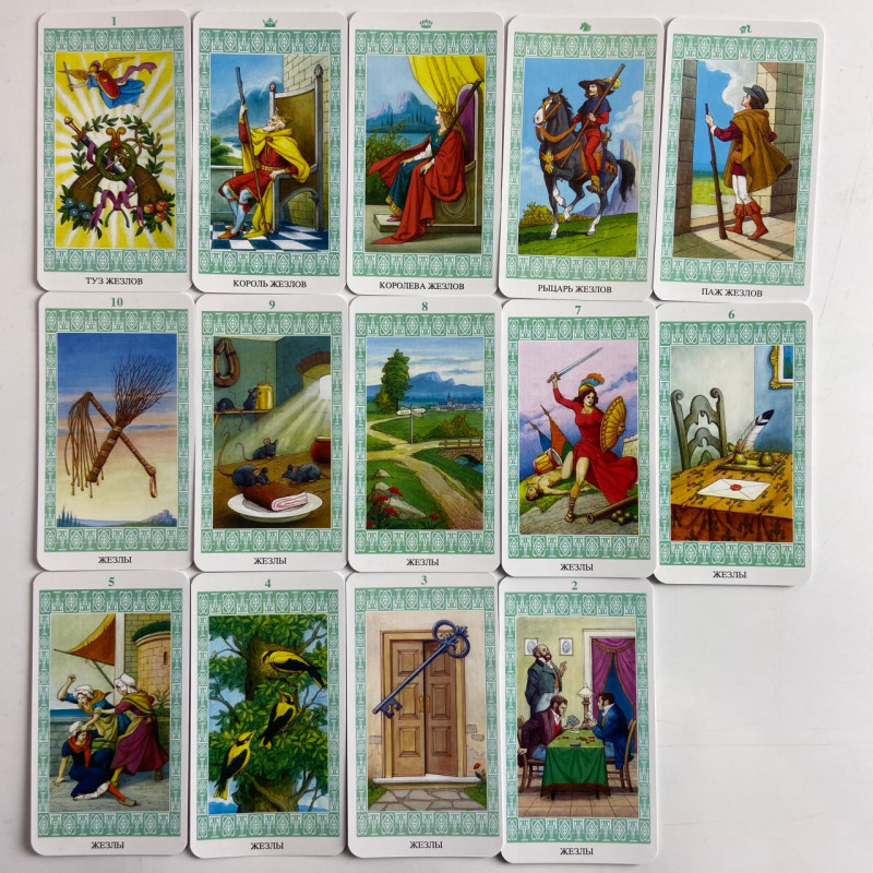 Карти Ленорман Tarot Lenormand колода для ворожіння з інструкцією російською