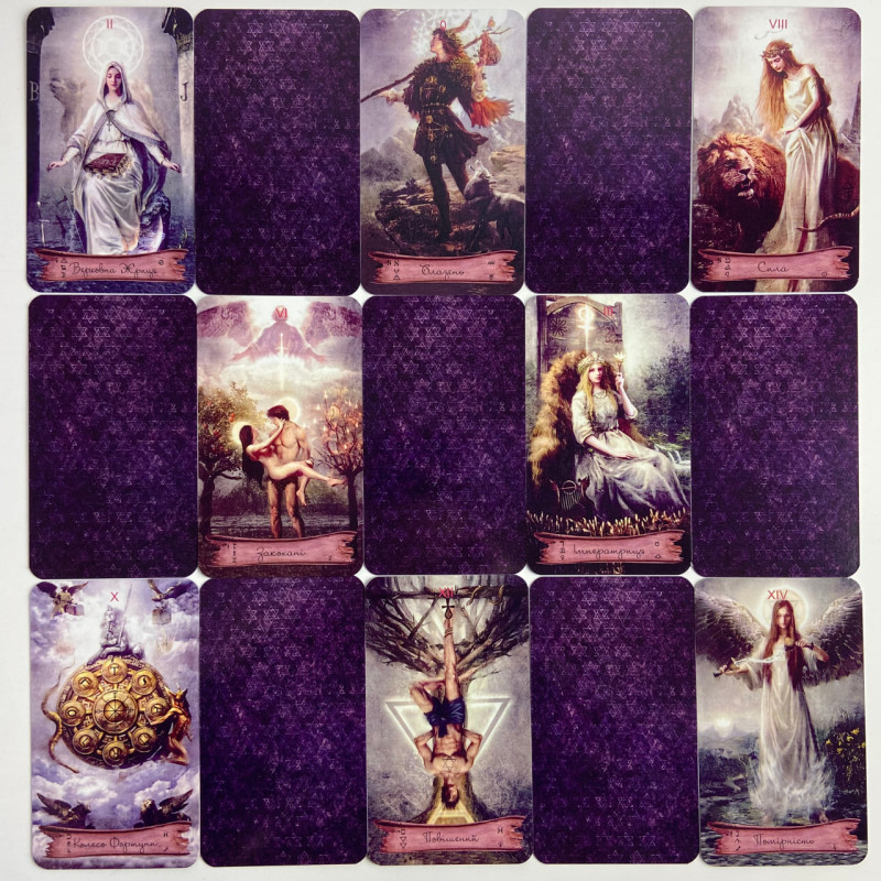 Карти Таро Небо і Земля Heaven & Earth Tarot українською версія колода