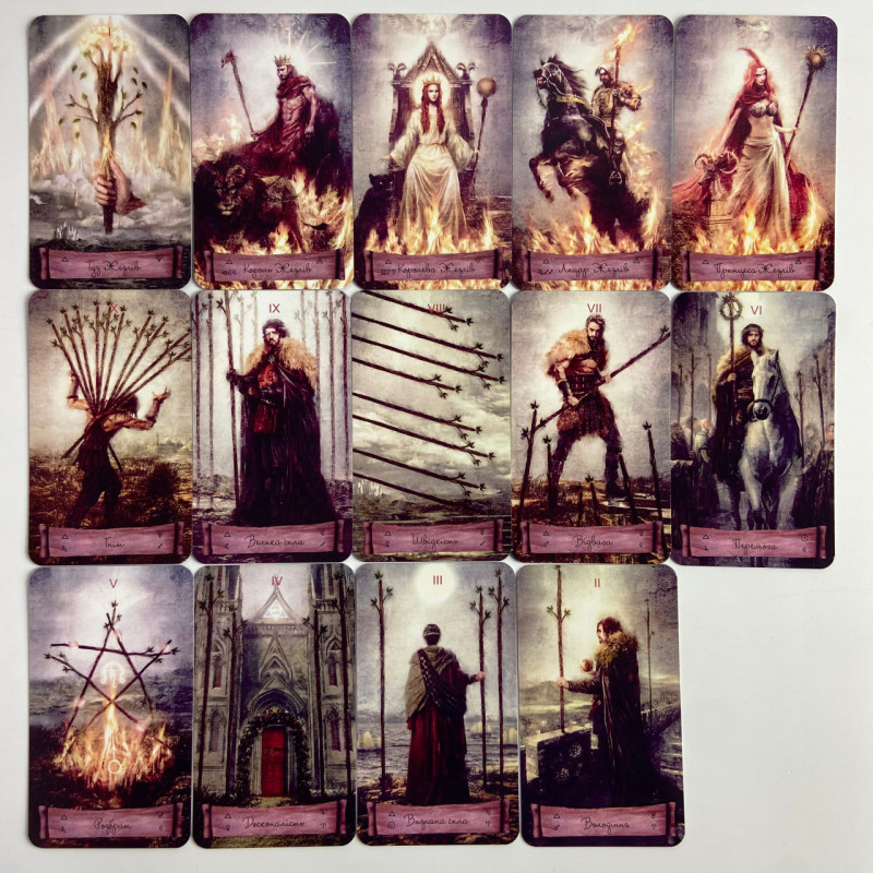 Карти Таро Небо і Земля Heaven & Earth Tarot українською версія колода