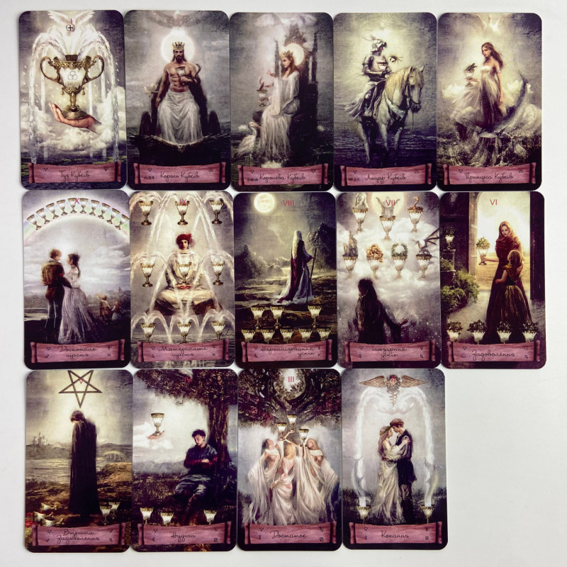 Карти Таро Небо і Земля Heaven & Earth Tarot українською версія колода