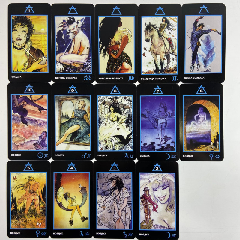 Карти Таро Манара комплект з книгою Магія кохання Milo Manara
