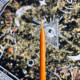 Тонкі воскові свічки Помаранчеві 18 см, 20 шт - Для фінансового благополуччя та нових починань
