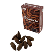 Арома-конуси backflow Darshan Cinnamon Dhoop Cones (Кориця) зі зворотним потоком