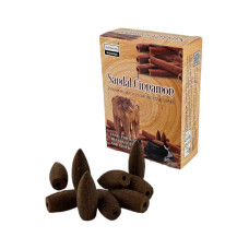 Арома-конуси зворотного потоку Darshan Sandal Cinnamon (кориця і сандал)