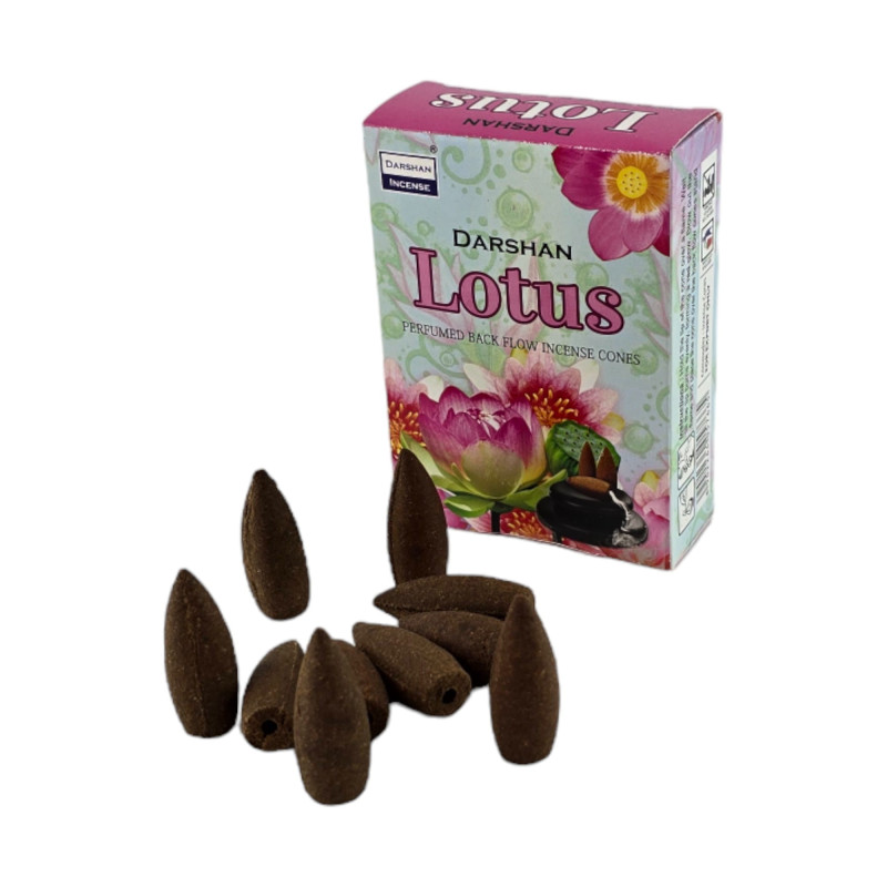 Арома-конуси backflow Darshan Lotus Dhoop Cones аромат лотоса