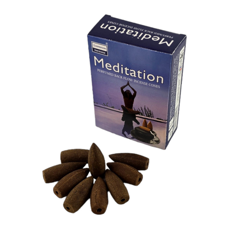 Арома-конуси backflow Darshan Meditation (Медитація) dhoop cones квітковий аромат
