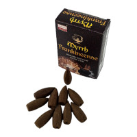 Арома-конусы backflow Darshan Myrrh Frankincense (мирра и ладан) благовония