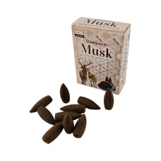 Арома-конуси backflow Darshan Musk Dhoop Cones пахощі зі зворотним потоком муск