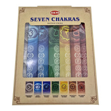 Пахощі масала HEM Seven Chakras (7 Чакр) набір ароматичних паличок для медитації