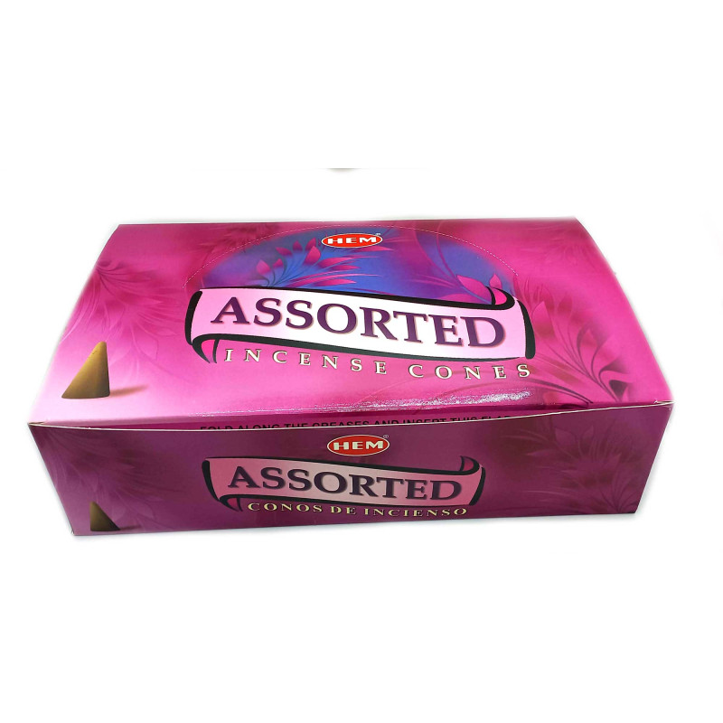 Пахощі конуси HEM Assorted Perfumed Incense Masala набір ароматів для медитації
