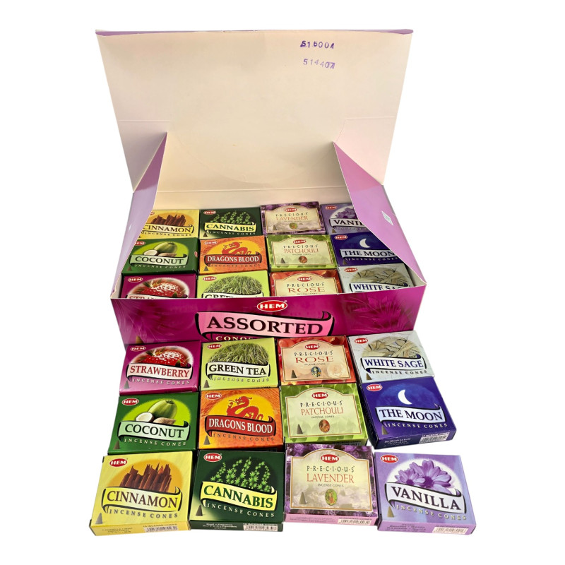 Ароматичні пахощі конуси HEM Masala Assorted Perfumed Incense №2 набором