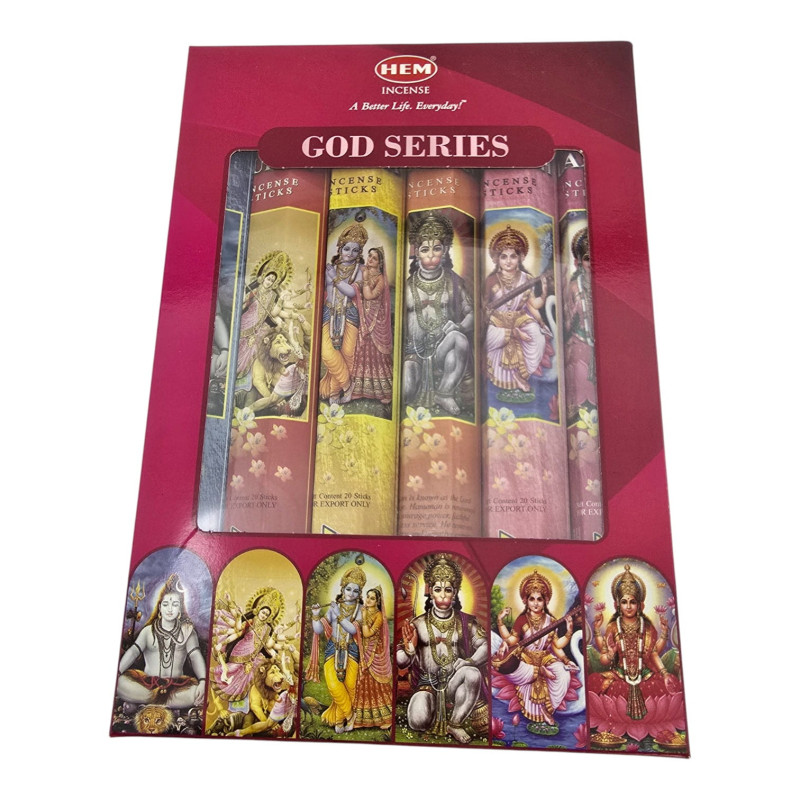Пахощі HEM God Series Masala подарунковий набір ароматичних паличок Божественна серія