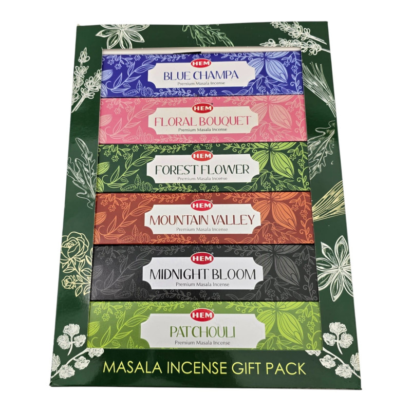 Подарунковий набір пахощів HEM Masala Incense Gift Pack ароматичні палички масала