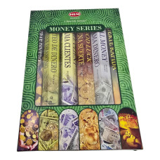 Подарунковий набір ароматичних паличок HEM Money Series масала пахощі для удачі та достатку