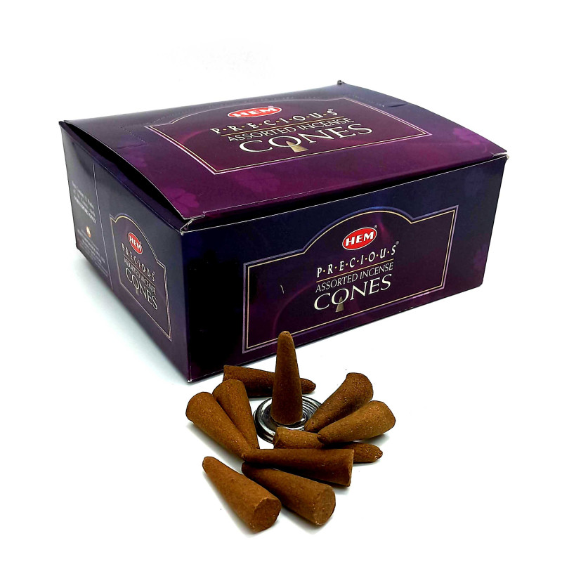 Пахощі арома-конуси HEM Precious Assorted Perfumed Incense Masala набір ароматів