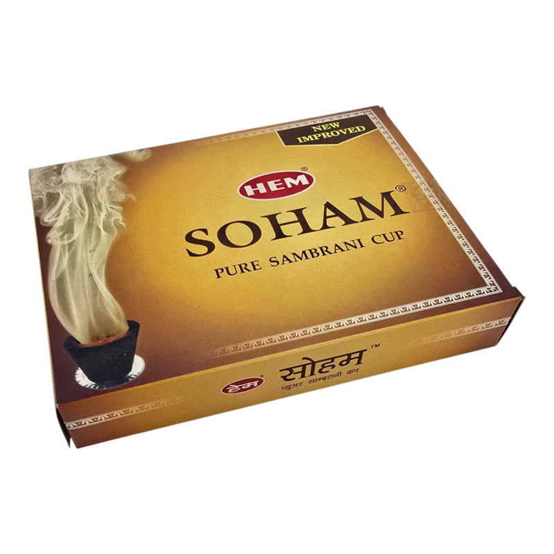 Пахощі смоляні Sambrani Cup Soham HEM для медитації та очищення простору