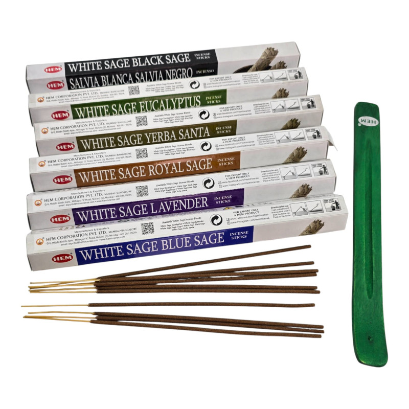 Пахощі масала HEM Cleansing Collection White Sage подарунковий набір ароматичних паличок