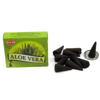 Арома-конусы HEM Aloe Vera Dhoop Cones ароматические конусы для медитации