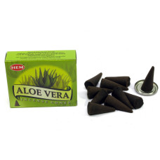 Арома-конуси HEM Aloe Vera Dhoop Cones ароматичні конуси для медитації