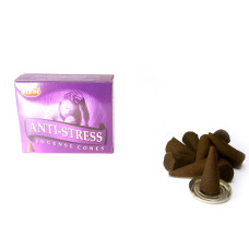 Арома-конуси HEM Antistress Dhoop Cones проти стресу для релаксу та медитації