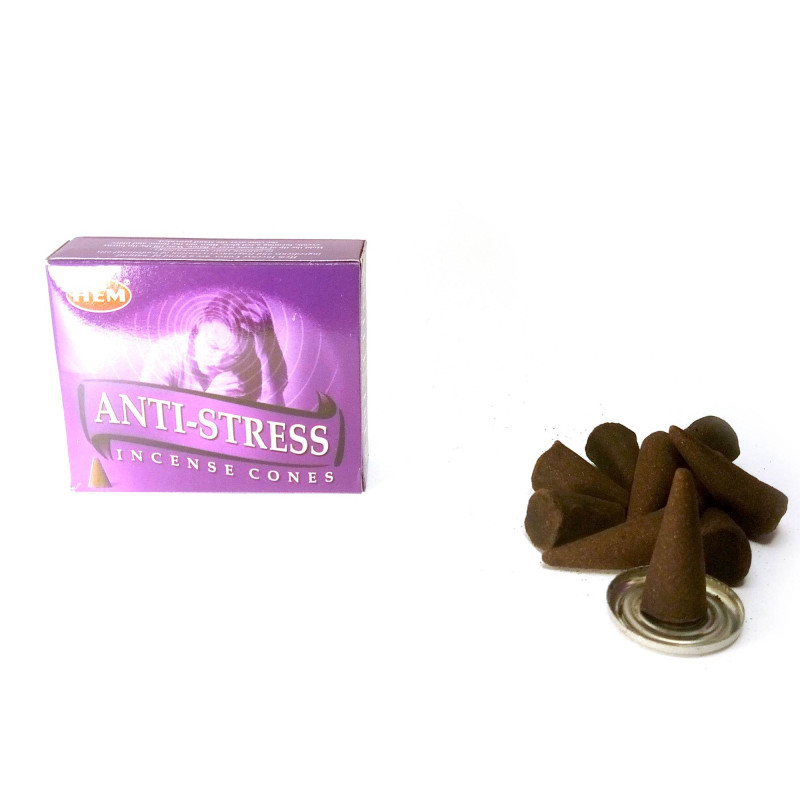 Арома-конуси HEM Antistress Dhoop Cones проти стресу для релаксу та медитації