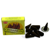 Арома-конуси HEM Cinnamon Dhoop Cones пахощі з ароматом кориці