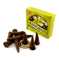 Арома-конусы HEM Frangipani Dhoop (Франжипани) ароматические благовония для дома
