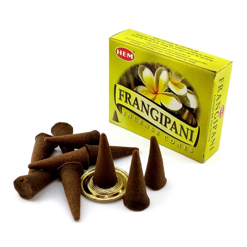 Арома-конусы HEM Frangipani Dhoop (Франжипани) ароматические благовония для дома