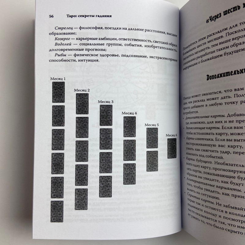 Книга Таємниці ворожіння Корін Кеннер для гадання на Таро