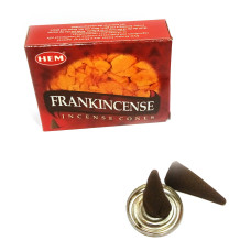 Арома-конуси HEM Frankincense Dhoop (Ладан) для медитації та йоги