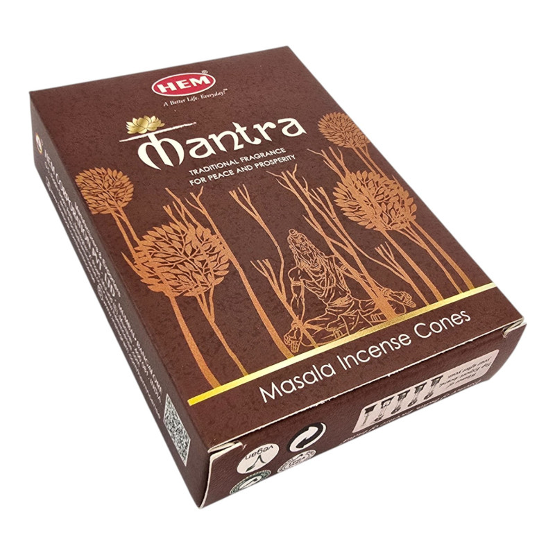 Ароматичні конуси HEM Mantra Masala Big Cones пахощі масала індійські