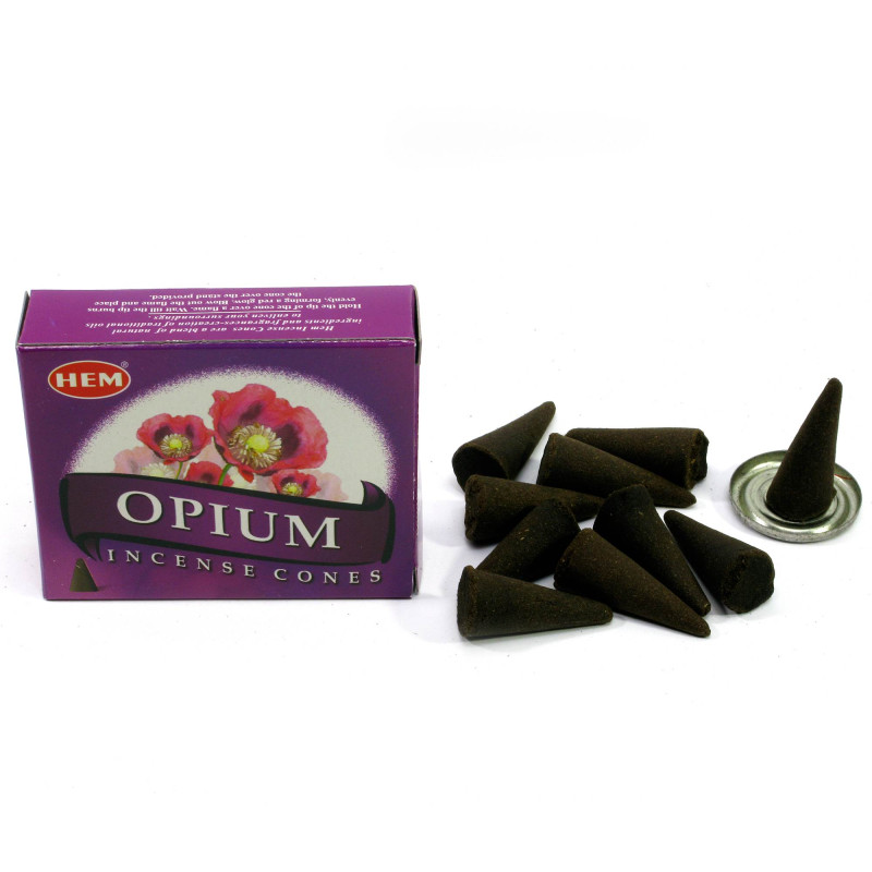 Арома-конусы HEM Opium Dhoop Cones благовония с ароматом опиума