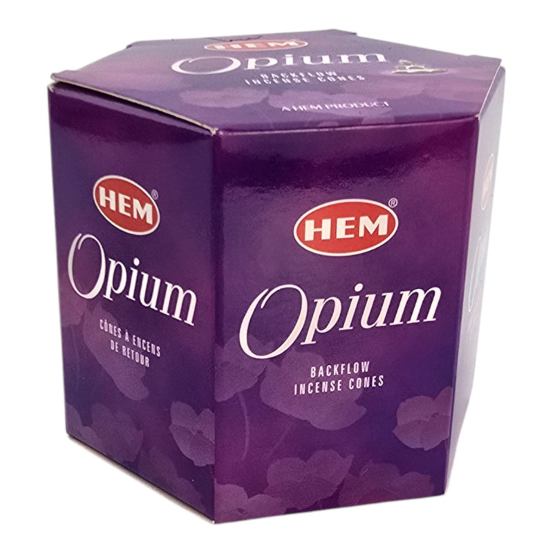 Арома-конуси backflow HEM Opium (Опіум) індійські пахощі зі зворотним потоком