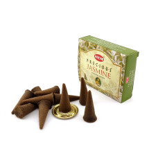 Арома-конуси HEM Precious Jasmine Dhoop Cones пахощі для дому та медитації