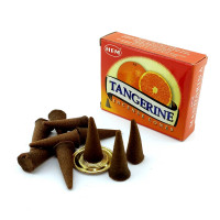 Арома-конуси HEM Tangerine Dhoop Cones (Мандарин) аромат сандалу