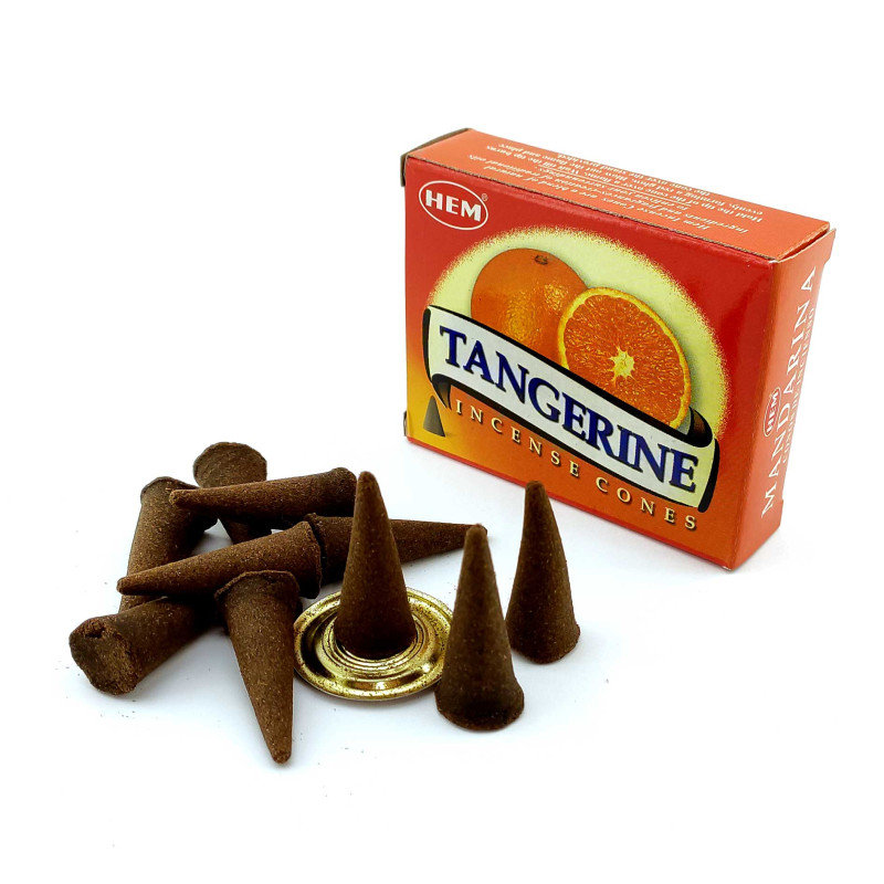 Арома-конуси HEM Tangerine Dhoop Cones (Мандарин) аромат сандалу
