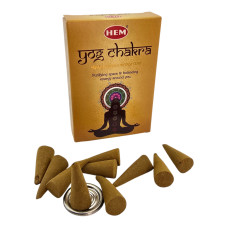 Арома-конуси HEM Yog Chakra Masala Big Cones пахощі масала для медитації