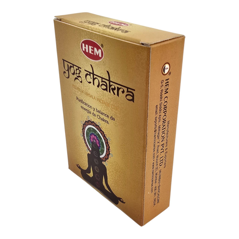 Арома-конуси HEM Yog Chakra Masala Big Cones пахощі масала для медитації