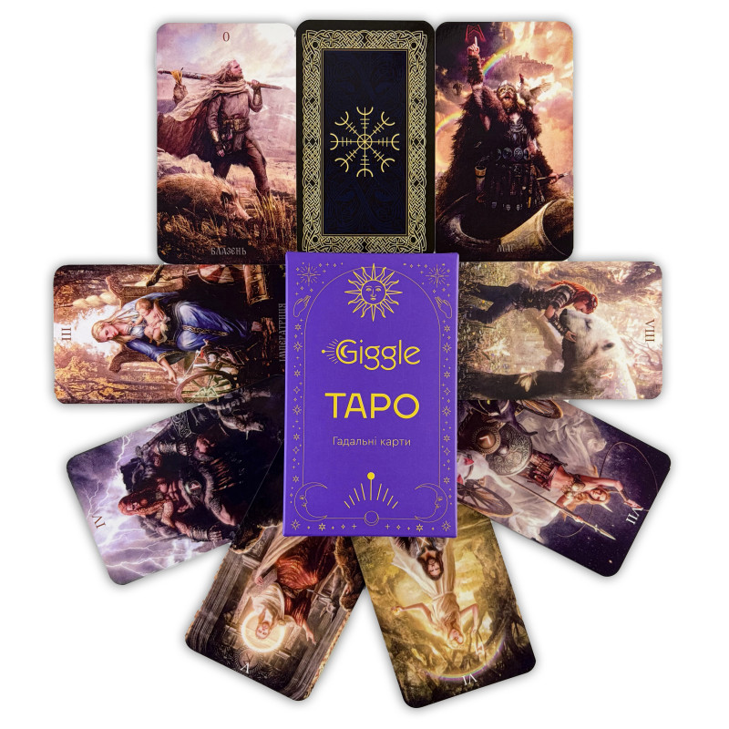 Карты Таро Runic Tarot рунические на украинском языке, скандинавская мифология
