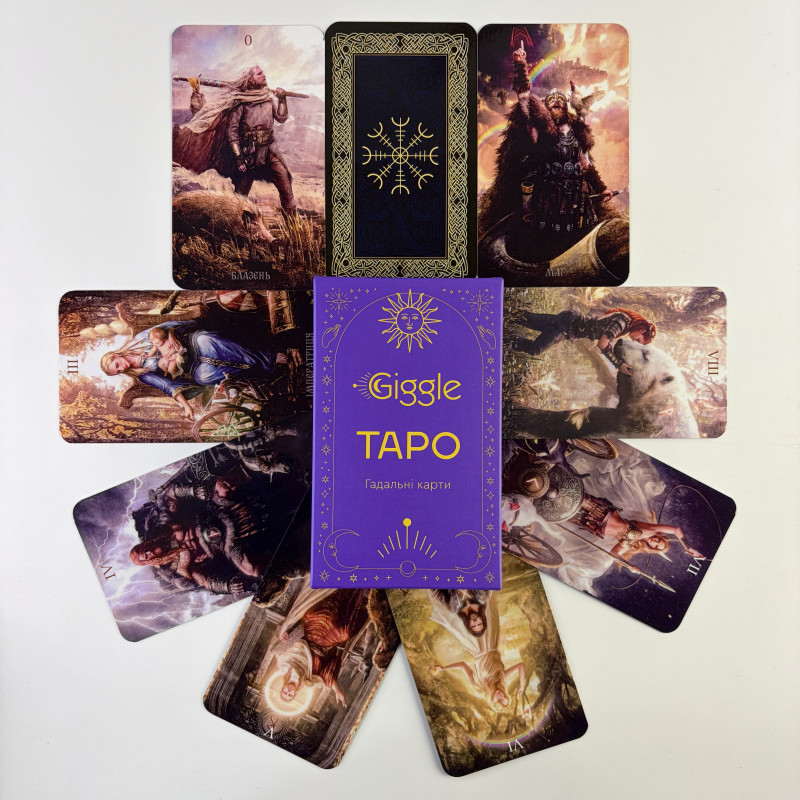 Карты Таро Runic Tarot рунические на украинском языке, скандинавская мифология
