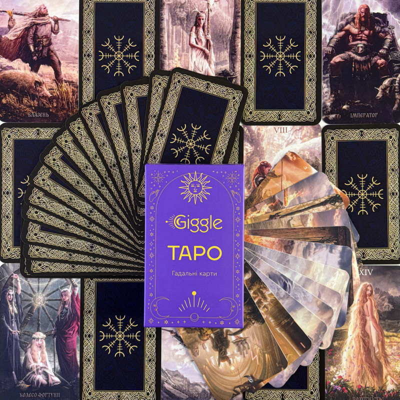 Карты Таро Runic Tarot рунические на украинском языке, скандинавская мифология
