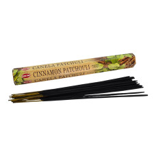 Вугільні пахощі HEM Cinnamon Patchouli Пачулі та кориця індійські ароматичні палички