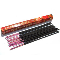 Пахощі вугільні HEM Cinnamon Rose Троянда та кориця ароматичні палички