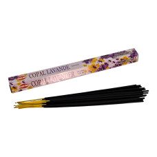 Вугільні пахощі HEM Copal Lavender (бурштин та лаванда) ароматичні палички